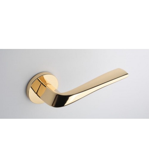 Puxador de porta dourado polido DALIA design de puxador