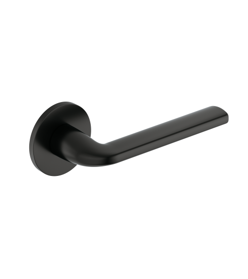 Puxador de porta preto Scandi slim ferragens design