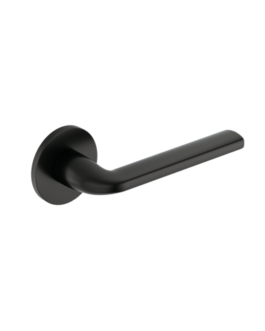 Puxador de porta preto Scandi slim ferragens design