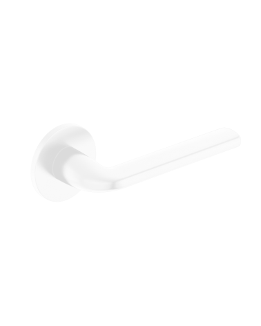 Puxador de porta branco Scandi slim ferragens design