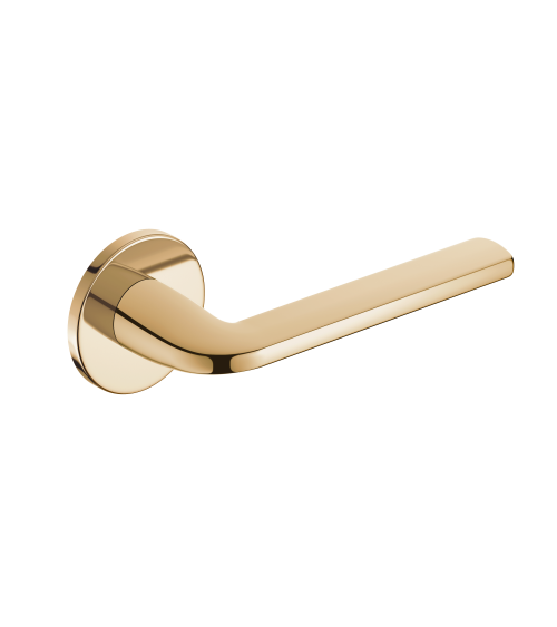 Puxador de porta ouro polido Scandi slim ferragens design