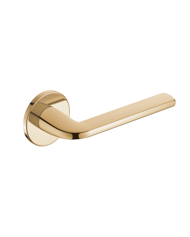 Puxador de porta ouro polido Scandi slim ferragens design