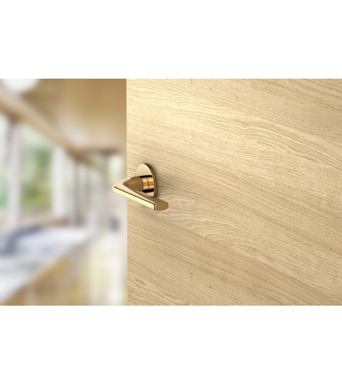 Puxador de porta ouro polido Scandi slim ferragens design