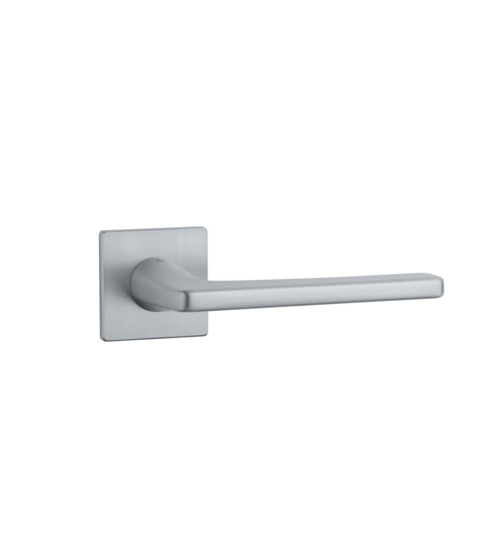 Puxador de porta SETIA puxador design cromado acetinado