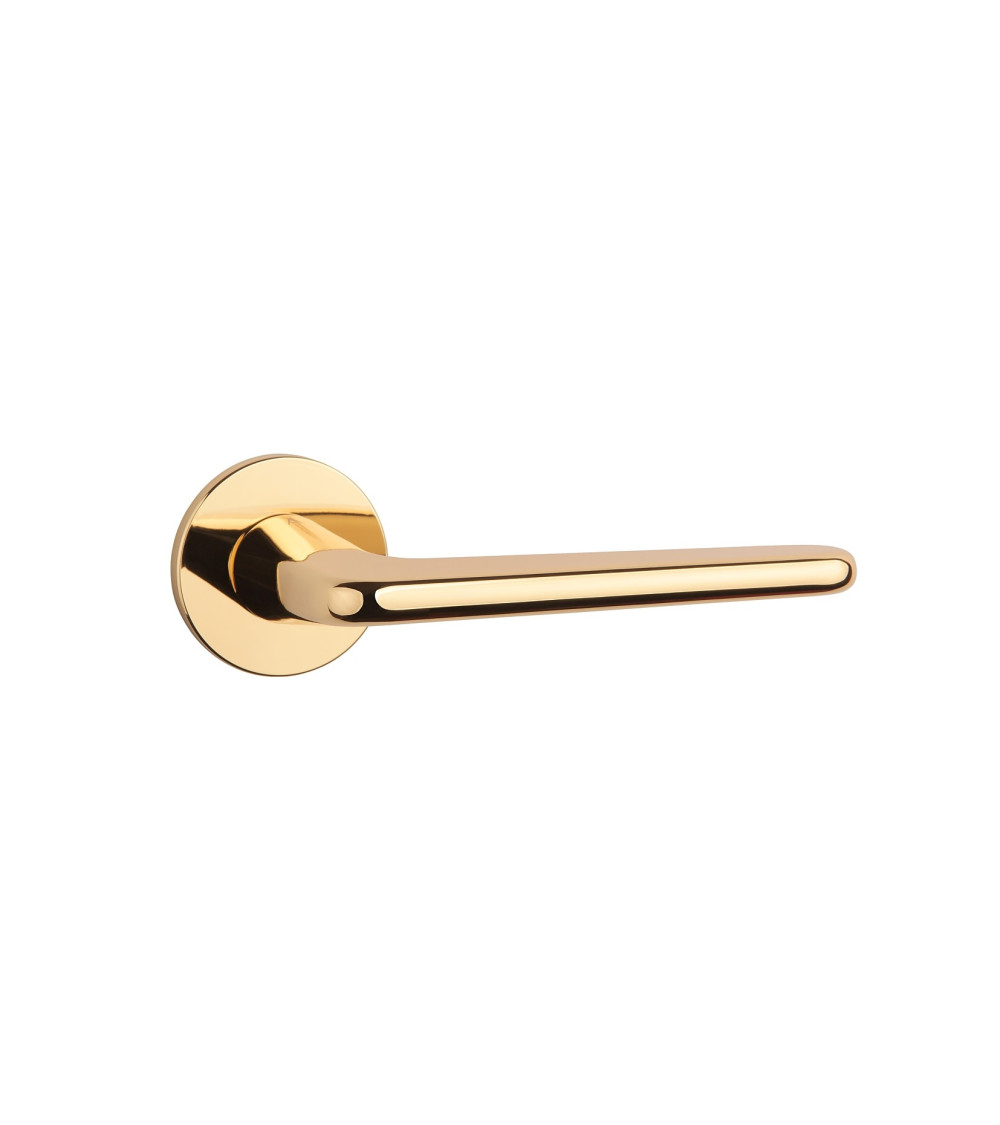 Puxador de porta dourado polido LIRA design