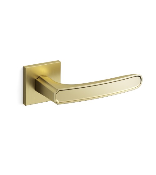 Puxador de porta dourado mate Mandelli Frame puxador design