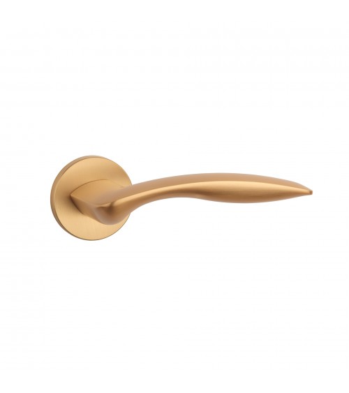 Puxador de porta dourado mate ROBINE ferragens design