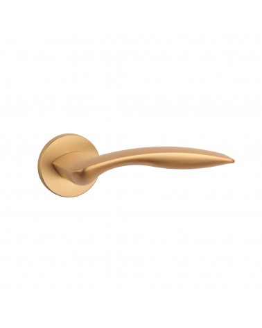 Puxador de porta dourado mate ROBINE ferragens design