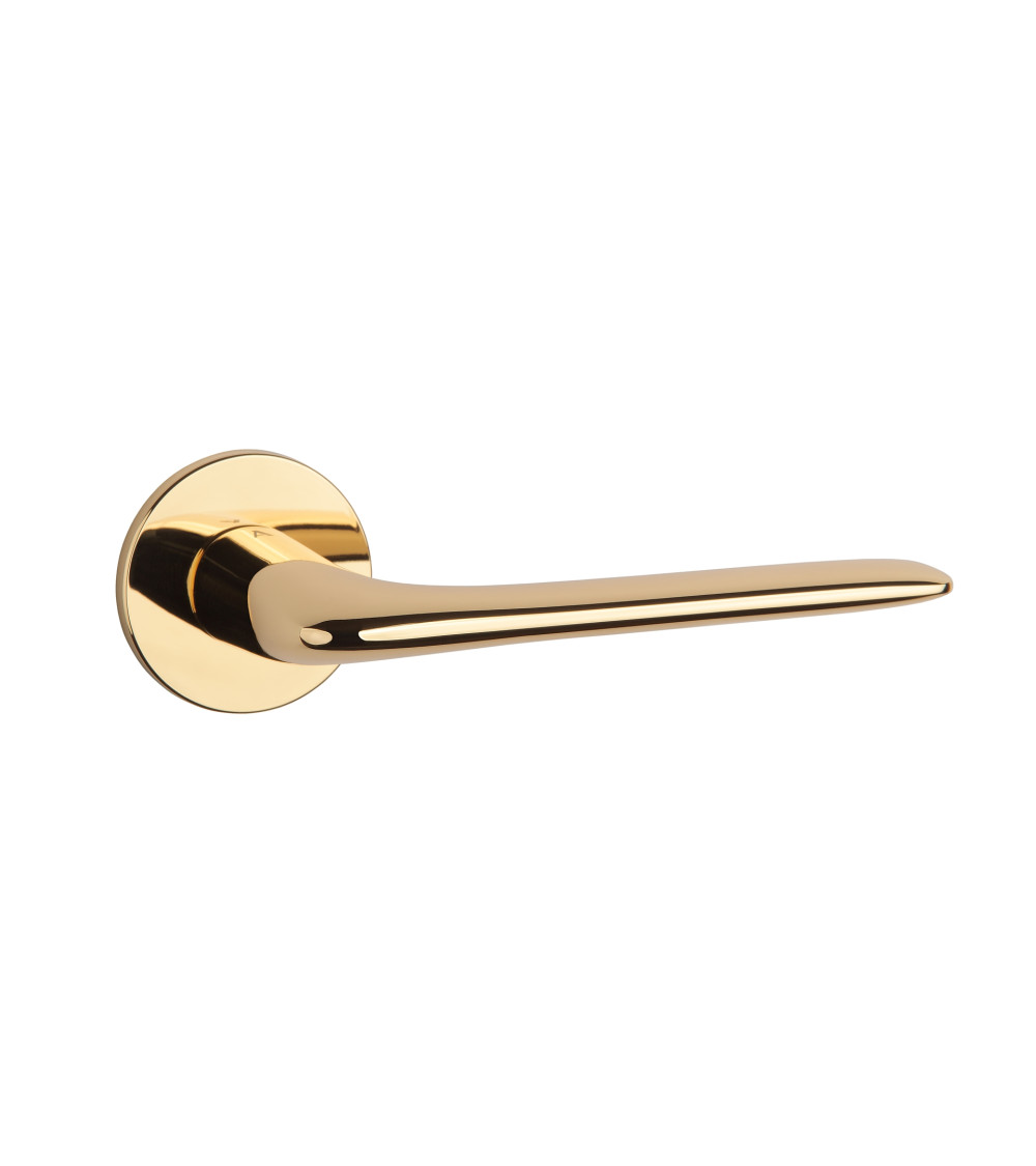 Puxador de porta VIOLA puxador design ouro polido