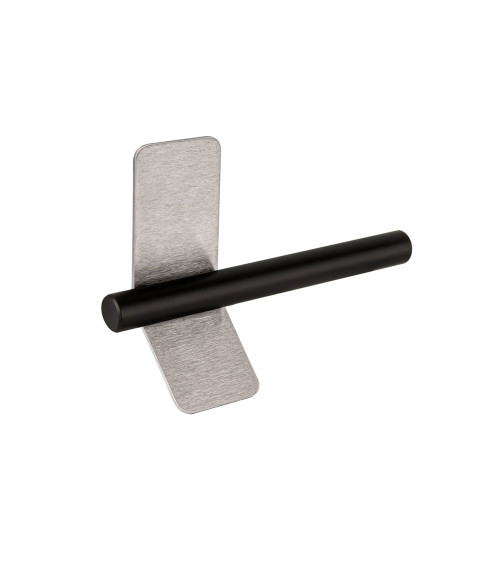 Puxador de móvel aço inoxidável/preto mate TORN-4 puxador design