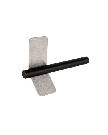 Puxador de móvel aço inoxidável/preto mate TORN-4 puxador design