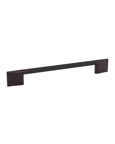 Puxador de móvel anodizado preto/titânio REMO estriado puxador design