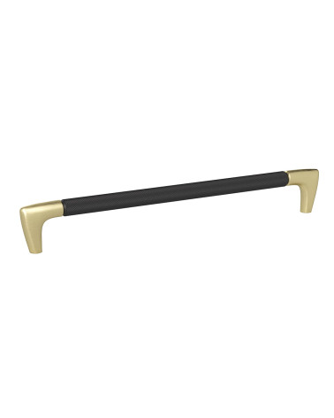 Puxador de móvel anodizado preto/dourado mate ALAMBRE texturado puxador design
