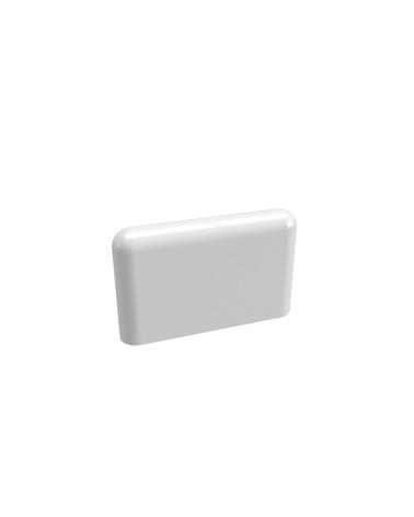 Puxador de móvel branco brilhante NOX-1 puxador design