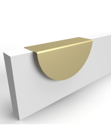 Puxador de móvel dourado mate ZORIA puxador design