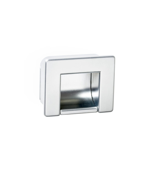 Puxador de móvel cromo acetinado CELER puxador design modelo pequeno