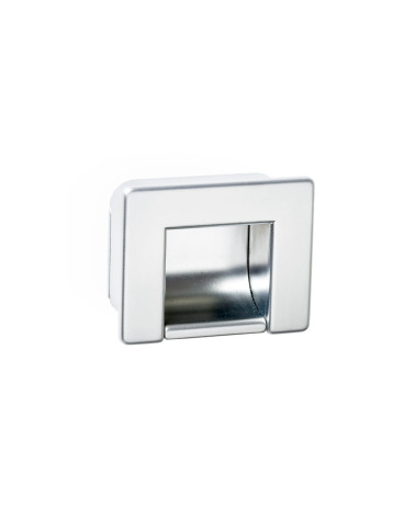 Puxador de móvel cromo acetinado CELER puxador design modelo pequeno