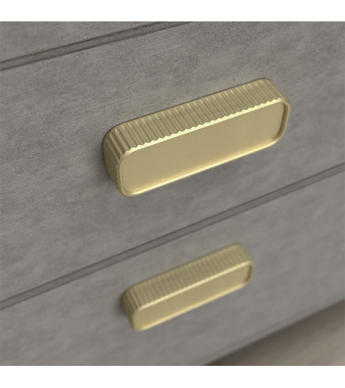 Puxador de móvel dourado mate WEGA puxador design