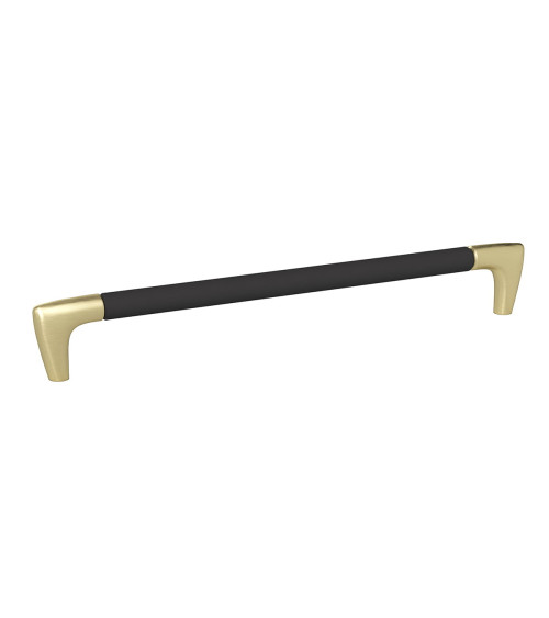 Puxador de móvel preto mate/dourado mate ALAMBRE design