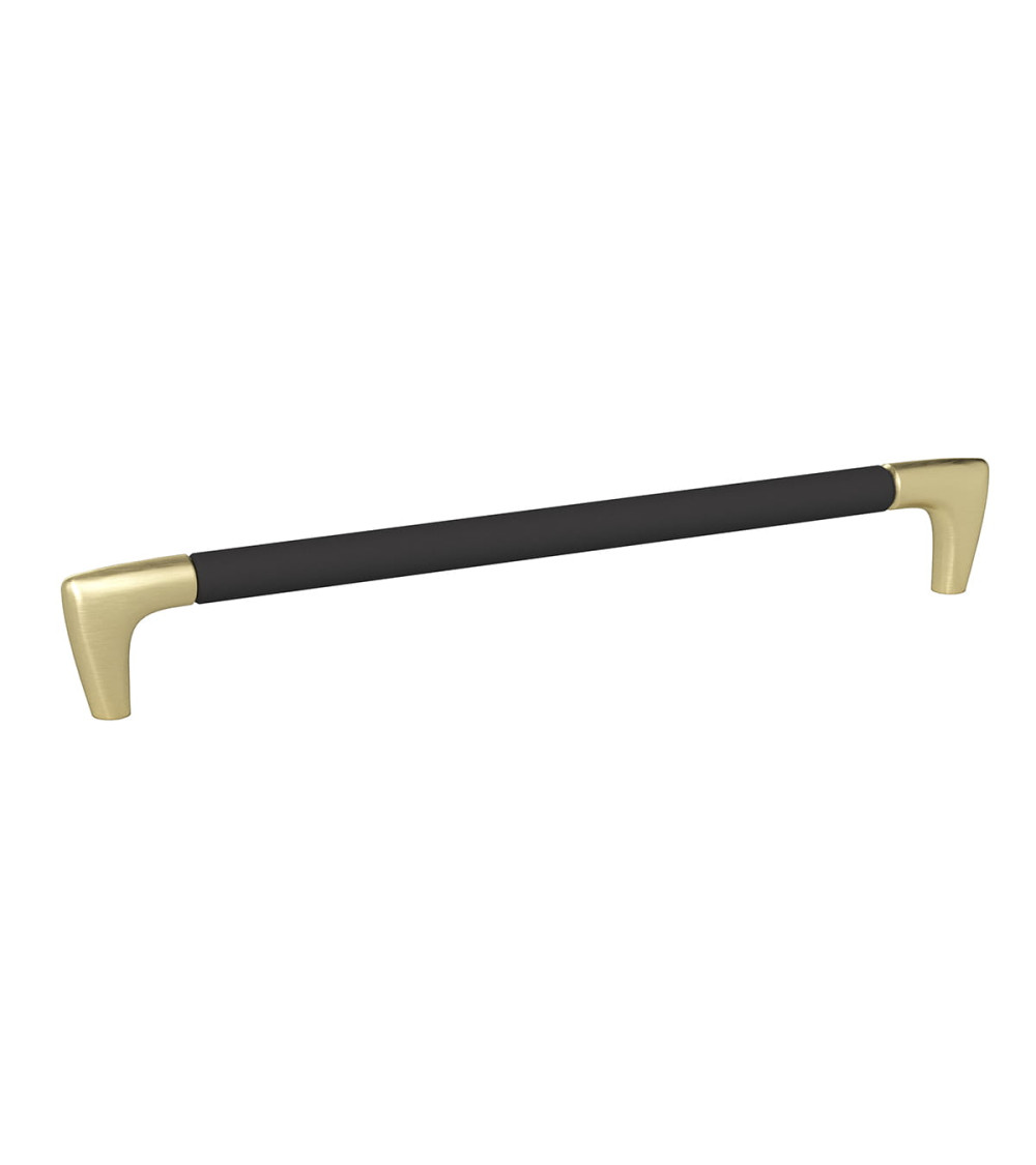 Puxador de móvel preto mate/dourado mate ALAMBRE design