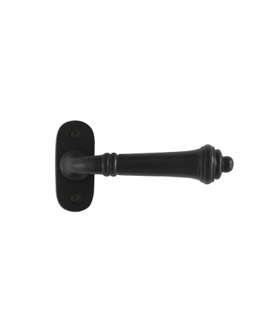 Puxador de porta preto em ferro 287 - ferragens design