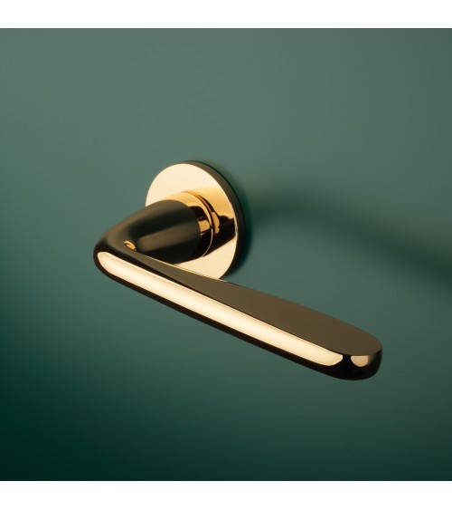 Puxador de porta dourado polido HIACYNTA puxador design