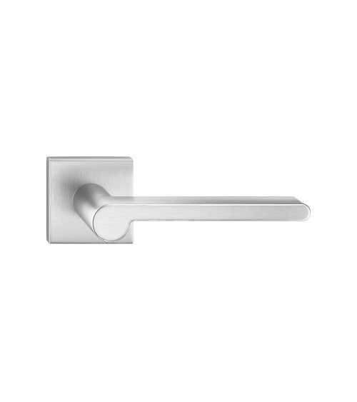 Puxador de porta em cromado acetinado Pandora ferragens design
