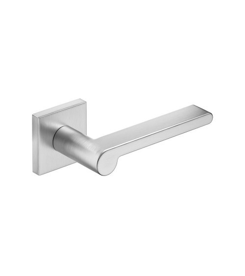 Puxador de porta em cromado acetinado Pandora ferragens design