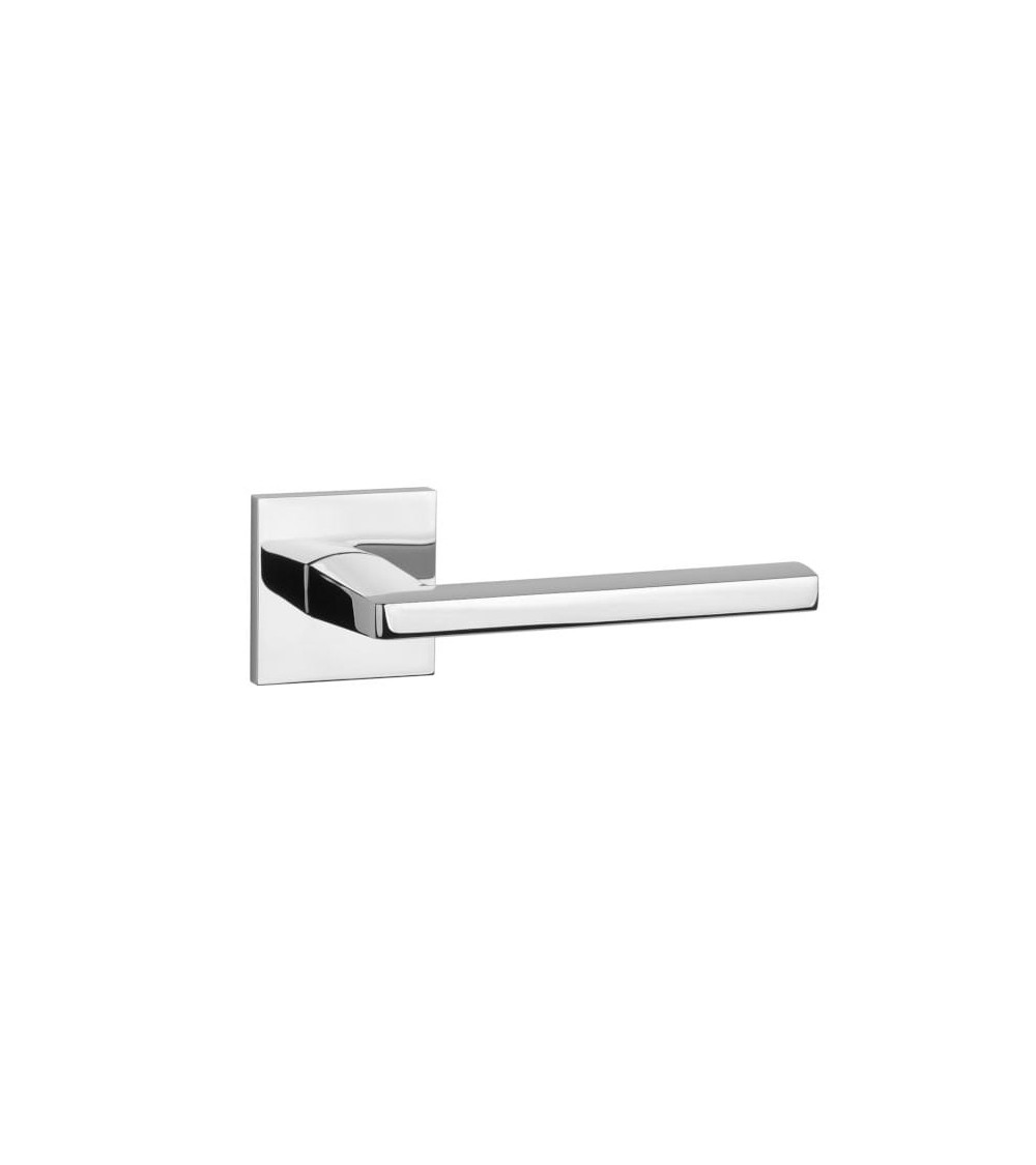 Puxador de porta cromado polido PYROLA ferragens design