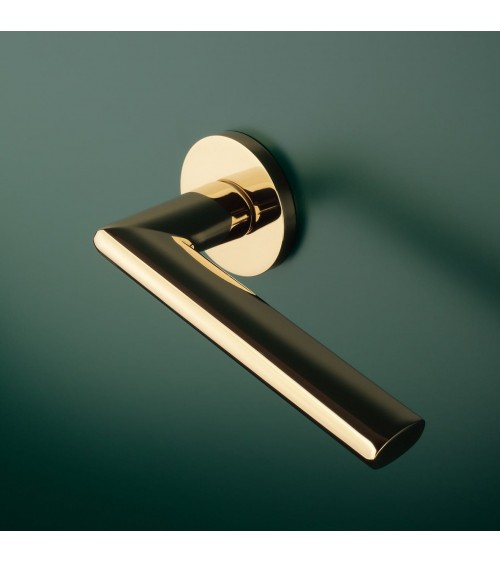 Puxador de porta dourado polido KALMIA puxador design