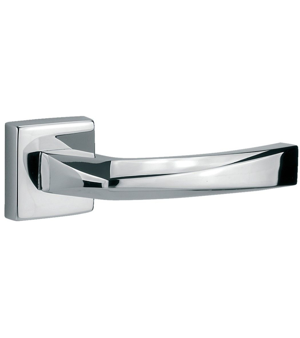 Puxador de porta cromado polido PHENIX design