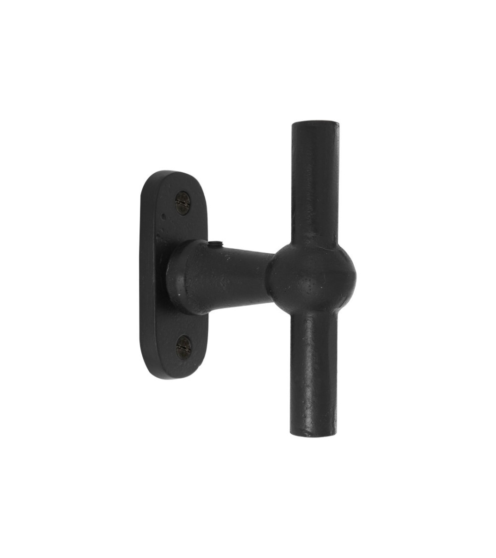 Puxador de porta preto vertical em ferro BECDF - puxador design