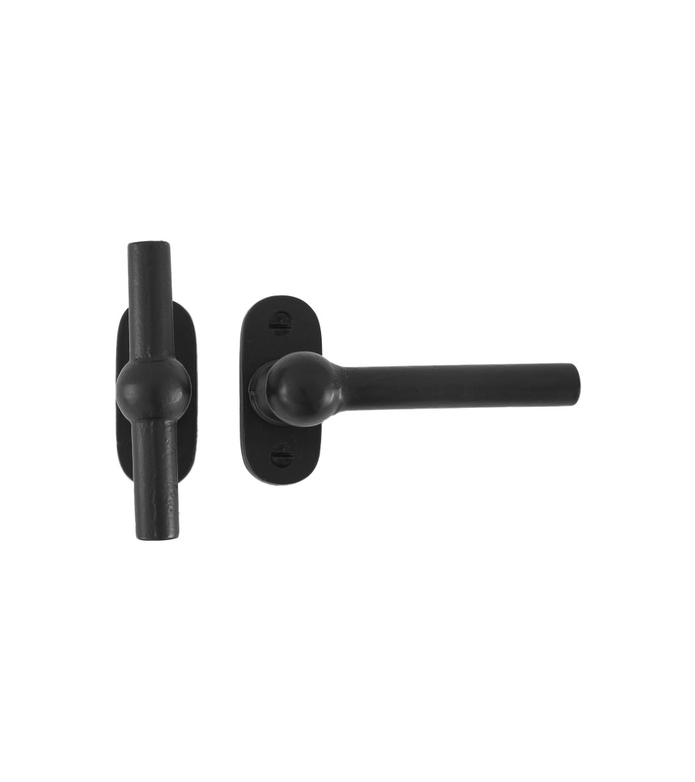 Puxador de porta + puxador vertical enferrujado em ferro BECDF - puxador design