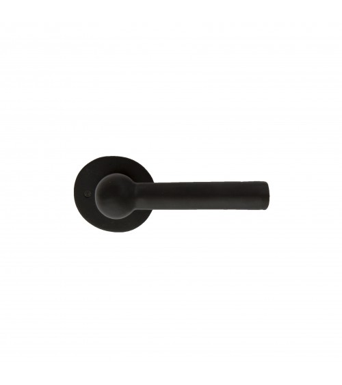 Puxador de porta preto em ferro BECDF - puxador design