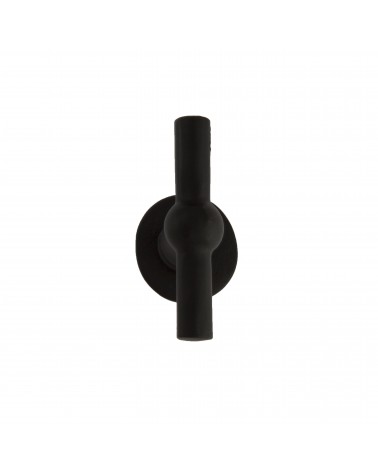 Puxador de porta preto vertical em ferro BECDF - puxador design