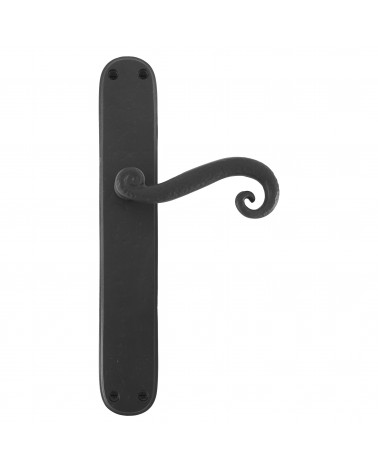 Puxador de porta retro - industrial em ferro 271 oval - puxador design