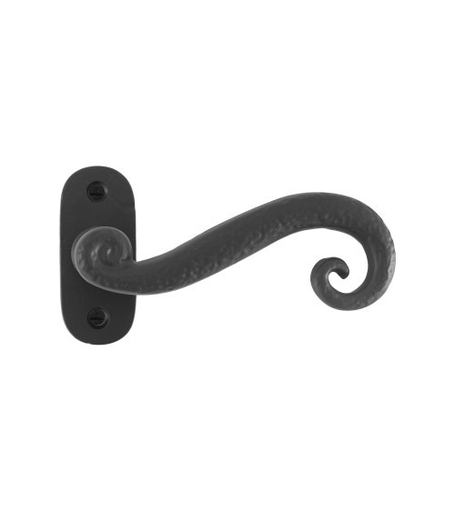 Maçaneta de porta retro - industrial em ferro 271 oval - maçaneta de design