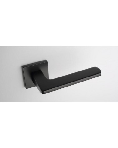 Puxador de porta preto YUKA ferragens design vista de cima