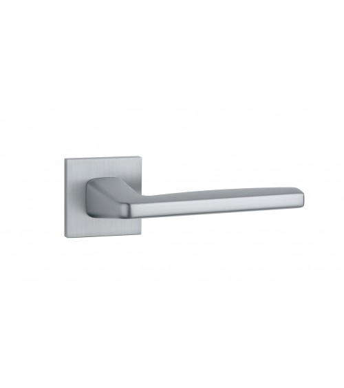 Puxador de porta em cromo acetinado ERBA design