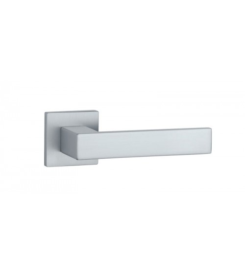 Puxador de porta cromado acetinado PINA design de puxador