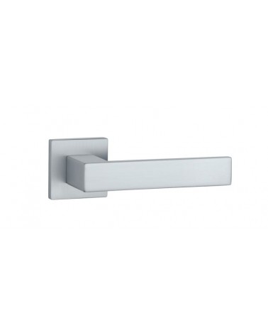 Puxador de porta cromado acetinado PINA design de puxador