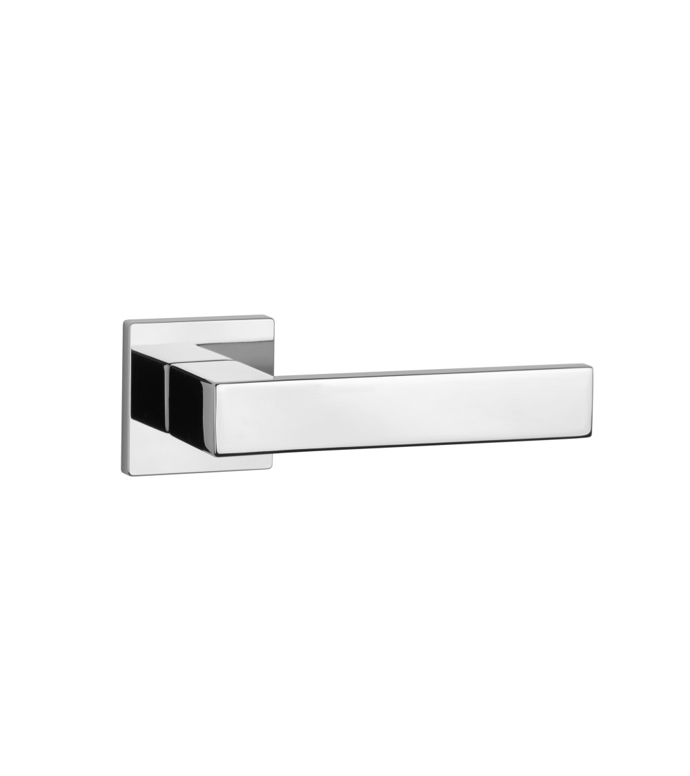 Puxador de porta cromado polido PINA design de puxador