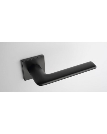 Puxador de porta preto LILA puxador design vista de cima