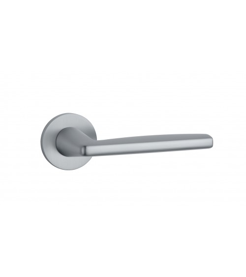 Puxador de porta LUNA cromo acetinado puxador design