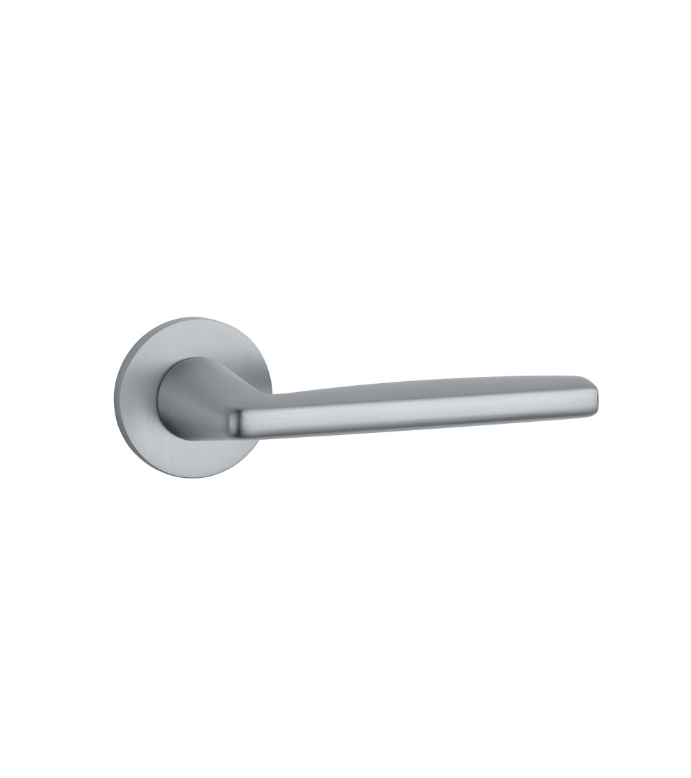 Puxador de porta LUNA cromo acetinado puxador design