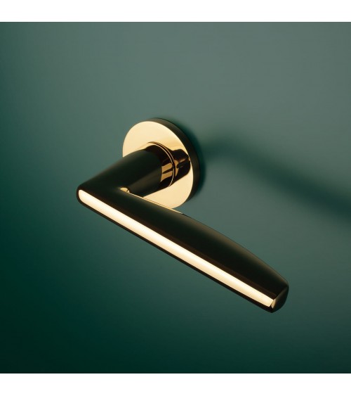 Puxador de porta ouro polido LUNA puxador design