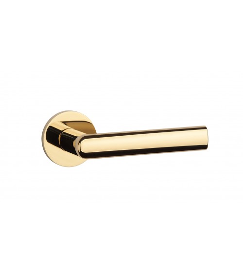 Puxador de porta dourado polido SILENA ferragens design