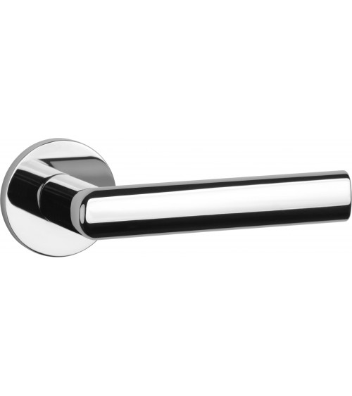 Puxador de porta cromo polido SILENA ferragens design