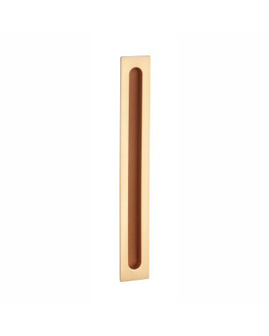 Puxador de porta de correr ouro mate / couro APRILE HD 239 puxador design