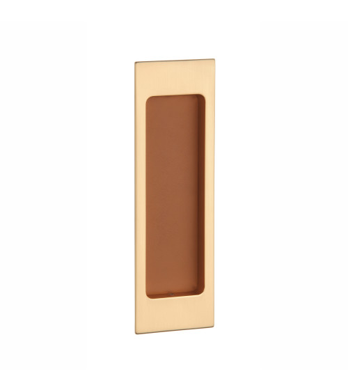 Puxador de porta de correr ouro mate / couro APRILE HD 240 puxador design